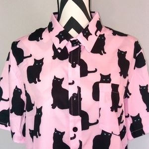 New 2XL Cat Top Shirt